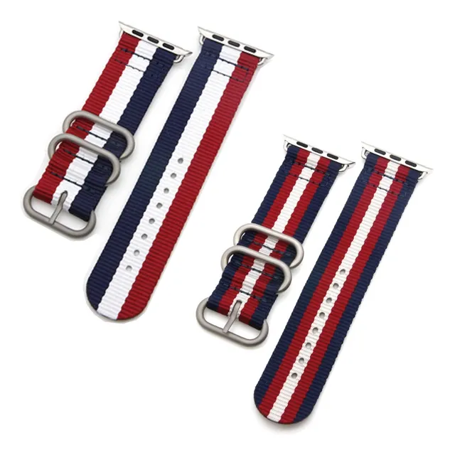 Correa Compatible Apple Watch Tela Th Paquete De 2 Correas
