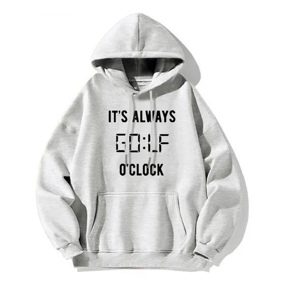 Sudadera Con Capucha Estampada Time De Moda Para Hombre