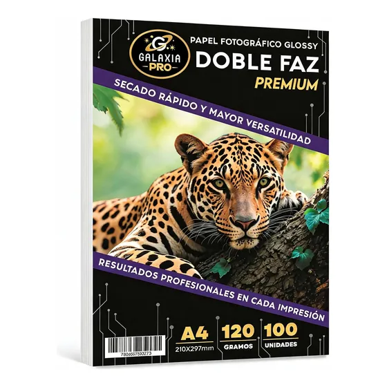 Papel Fotográfico Glossy Brillante A4 120 Gramos 100 Hojas