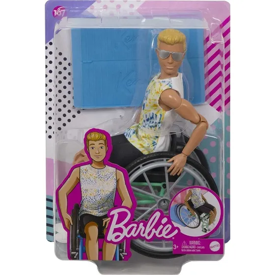 Barbie Fashionista Silla De Ruedas Ken Gwx93
