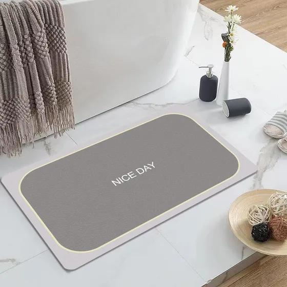 Alfombra Baño Nappa Tech Antideslizante Secado Rapido Goma X