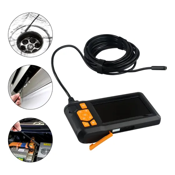 Cámara Inspección Endoscopia 2m Pantalla 4,3'' Ip67 Hd Led