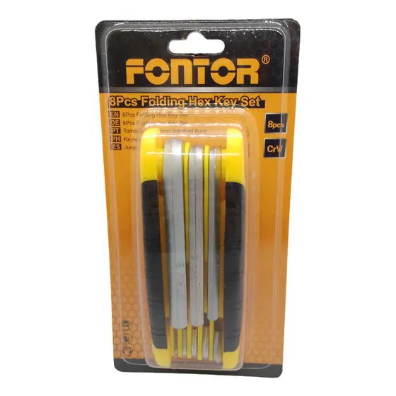 Juego Llave Allen Hexagonales Marca Fontor