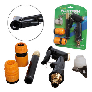 Kit Esguicho Alta Pressão Com Engate Rapido Para Jardim Kit Esguicho Alta Pressão Com Engate Rapido Para Jardim