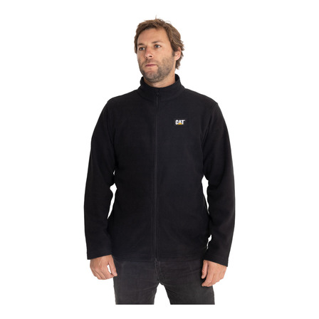 Polar Casual Hombre Microfleece Full Zip Negro Polar Casual Hombre Microfleece Full Zip Negro