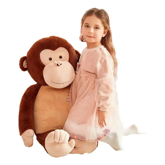 Juguete De Peluche Gigante Ikasa Mono 30 Pulgadas Para Niños