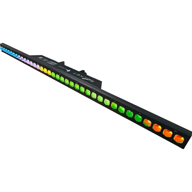 Barra Alien Rocket De 36 Leds 3w Rgb 3 En 1 Multicolor