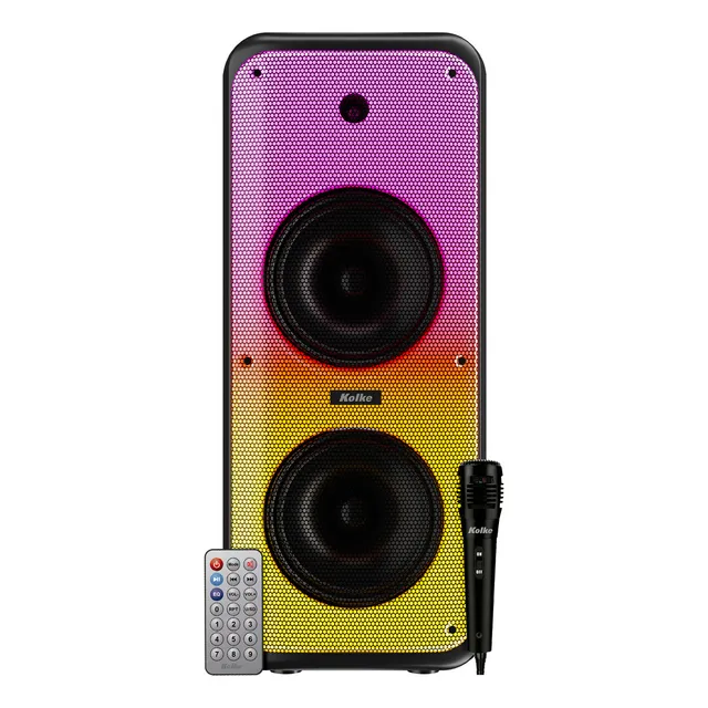 Parlante A Batería Kolke Vibes 500w Rms 2 Woofers De 8