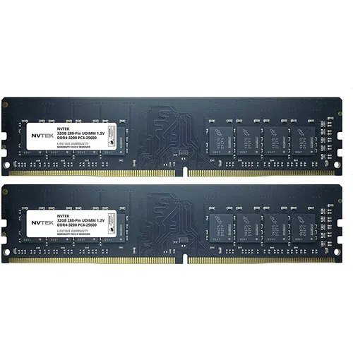 Memoria Ram 64gb 2x32gb Ddr4 3200 Mhz Udimm Nvtek