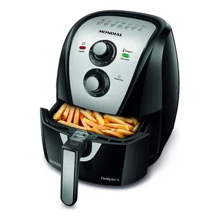 Fritadeira Eletrica Mondial Family Inox 1500w Sem Oleo 4l Fritadeira Eletrica Mondial Family Inox 1500w Sem Oleo 4l