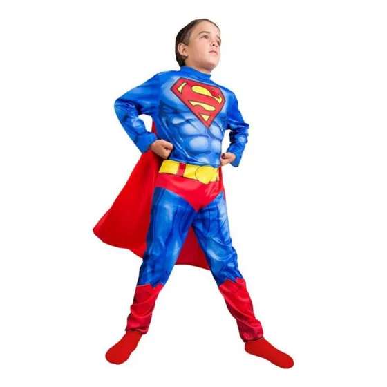 Disfraz Traje Superman Para Niños