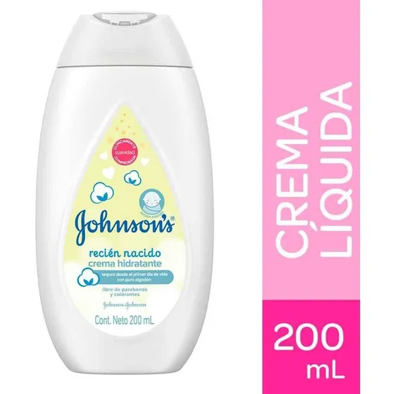 Crema Johnsons Baby Recien Nacido X 200ml