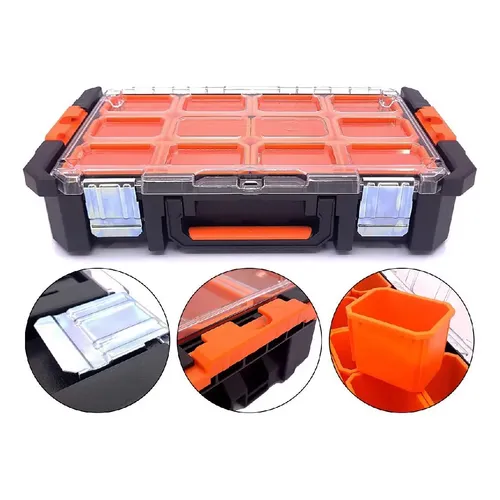 Caixa De Ferramenta M 48cm Heavy Duty 5830009 Tactix Preto