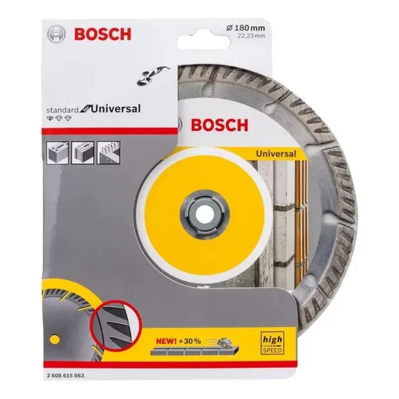 Disco Universal Segmentado 7'' Construcción + Metal Bosch