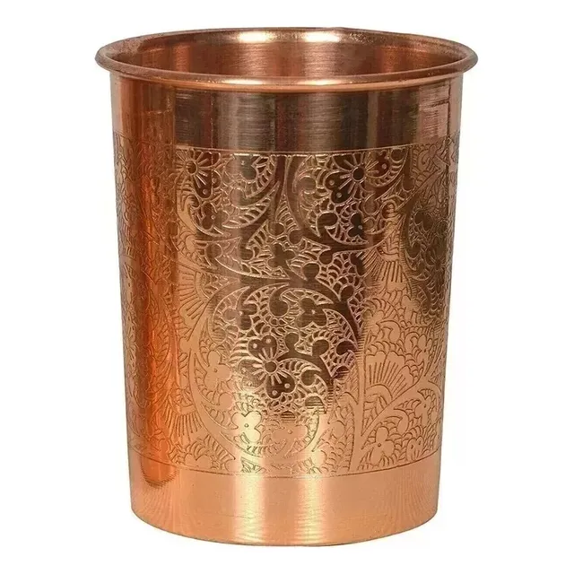 Vaso Martillado De Cobre Puro