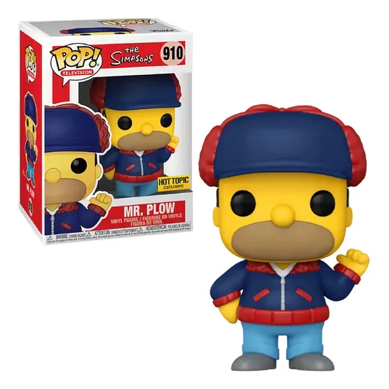 Funko Pop! Television: The Simpsons - Mr. Plow / Don Barredora #910 Hot Topic / Special Edition Exclusive