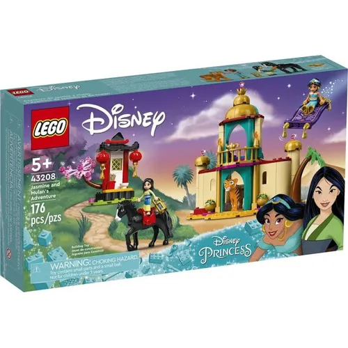 Lego Disney - Jasmine And Mulan's Adventure - Codigo 43208 - Cantidad De Piezas 176