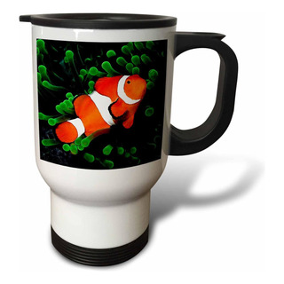 Taza De Viaje De Peces Anémona De Payaso 3drose, 14 Onzas Taza De Viaje De Peces Anémona De Payaso 3drose, 14 Onzas