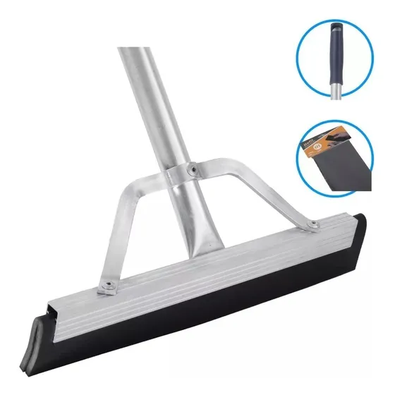 Rodo De Alumínio 60cm Reforçado C/ Cabo 1,50m + Refil Oferta