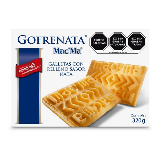 Galleta Mac'Ma Gofrenata Finas 320g