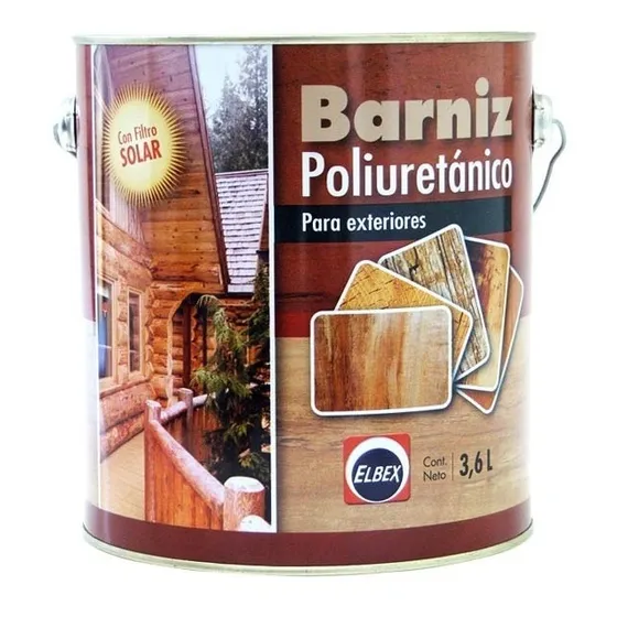 Barniz Poliuretanico Exterir Filtro Solar Elebex X 1l 