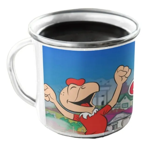Taza Enlozada Lechera Condorito Colección