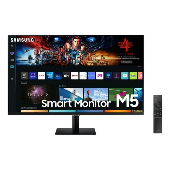 Smart Monitor Samsung M5 27 Preto 2024