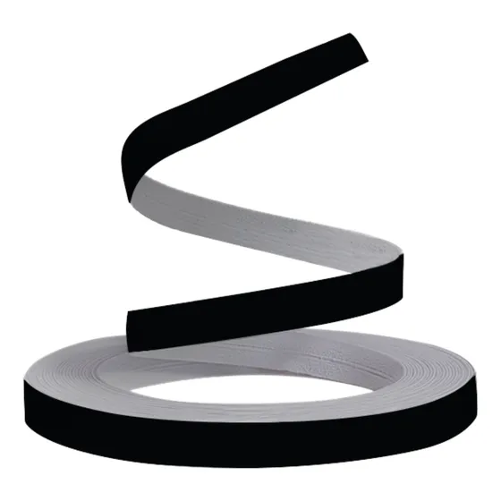 Cubre Canto Pvc Ultra Mate Negro 22 Mm 50mts