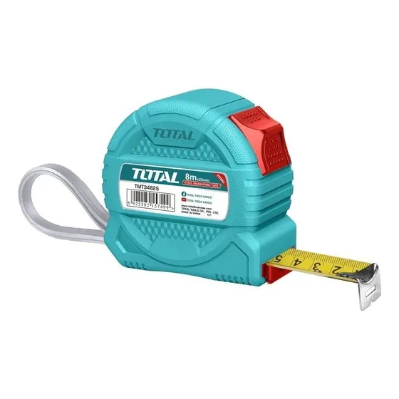 Cinta Huincha De Medir Metrica De Acero 8m Total Tmt34825
