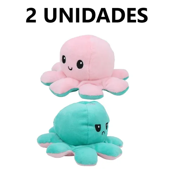 Pulpo Reversible De Colores Peluche Para Niños Somos Tienda