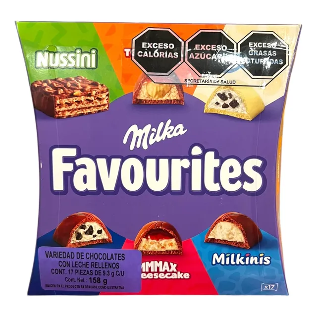 Milka Favourites Chocolates Con Leche 158g