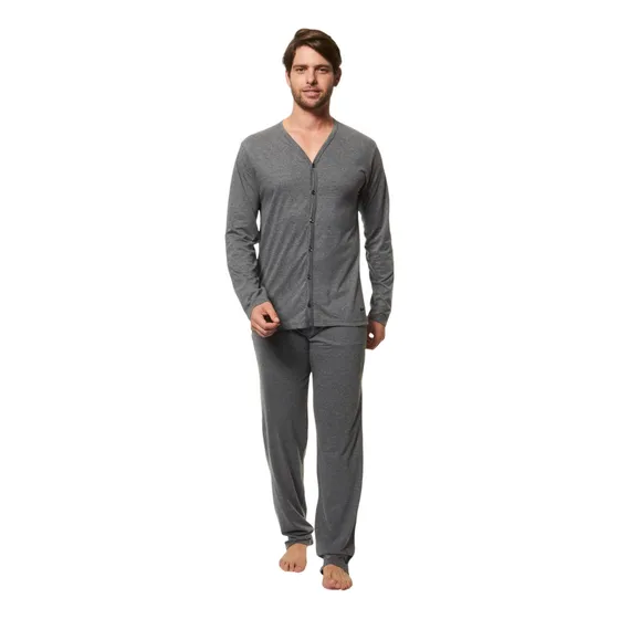 Pijama Masculino Longo Aberto Mash