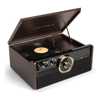 Mesa Giratória 6 Em 1 Victrola Empire Midcentury Com Bluetoo Mesa Giratória 6 Em 1 Victrola Empire Midcentury Com Bluetoo