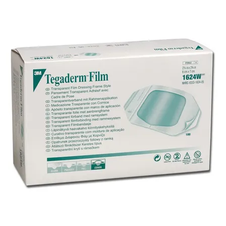 Tegaderm Film 6x7 Cm. Caja 100 Unidades.