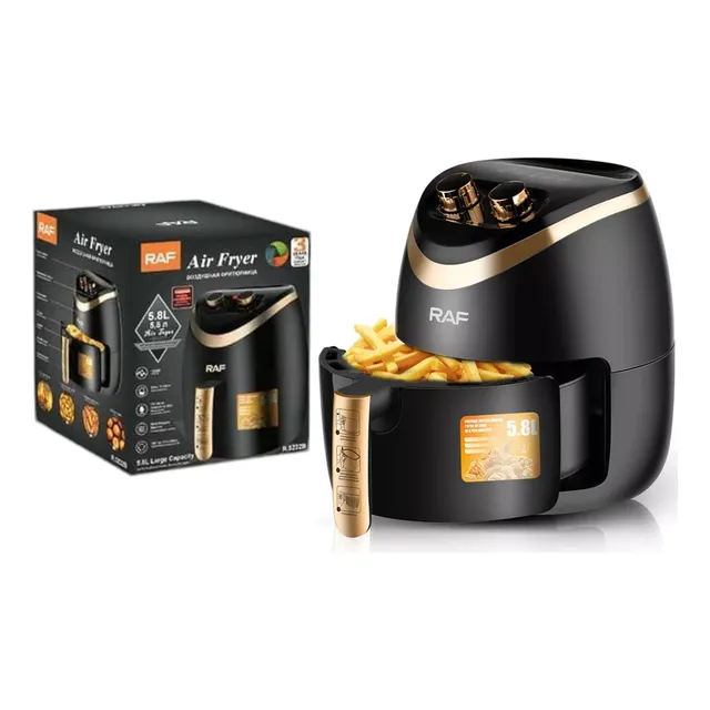 Freidora De Aire Air Fryer 5.8 Litros 1500w Raf Original