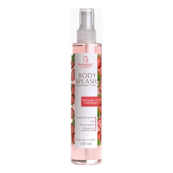 Colonia Body Splash con fresa y champán 130 ml