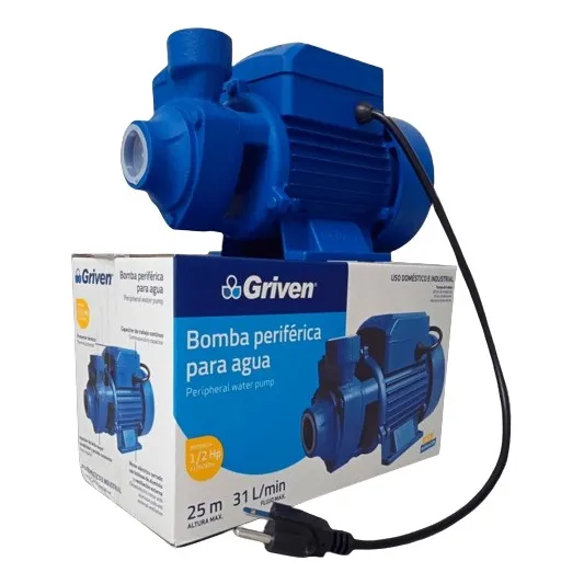 Bomba Periférica Para Agua Griven Potencia  1/2hp 110v/60hz 