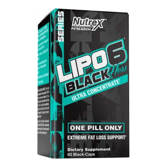 Lipo 6 Black Quemador De Grasa Hers Uc Nutrex 60 Capsulas Sabor Sin sabor