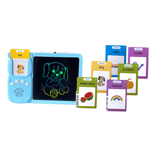 Tarjetas Flash Parlantes 2 En 1, Tableta Azul Con 112 Cartas Tarjetas Flash Parlantes 2 En 1, Tableta Azul Con 112 Cartas