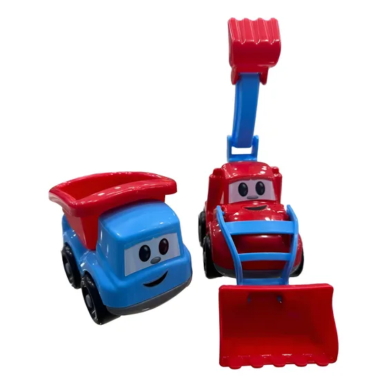 Kit Leo Caminhao E Trator Seu Amigo 2 Brinquedos P/ Entrega