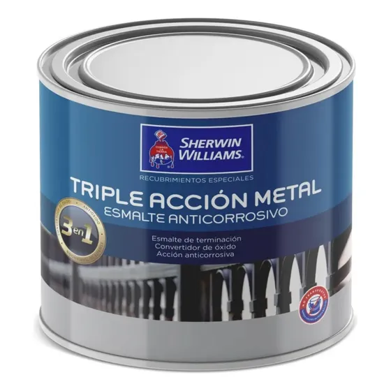Esmalte Sintetico 1/4gl Triple Accion Gris Sherwin Williams