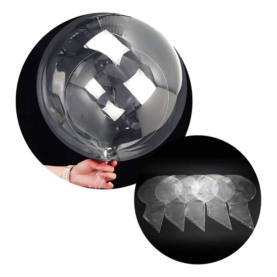 Pack 10 Burbujas Pvc Transparente 24 Pulgadas 60cm Gigante