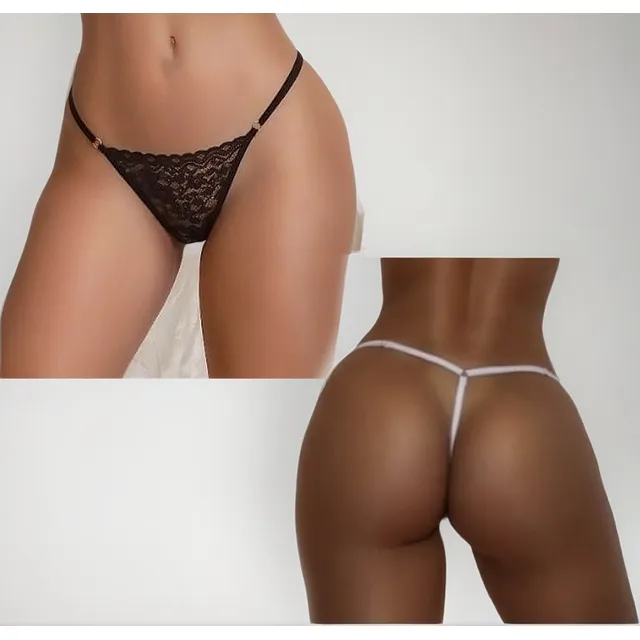 Tanga Brasilera Hilo Panties Panty Encaje Lenceria Femenina