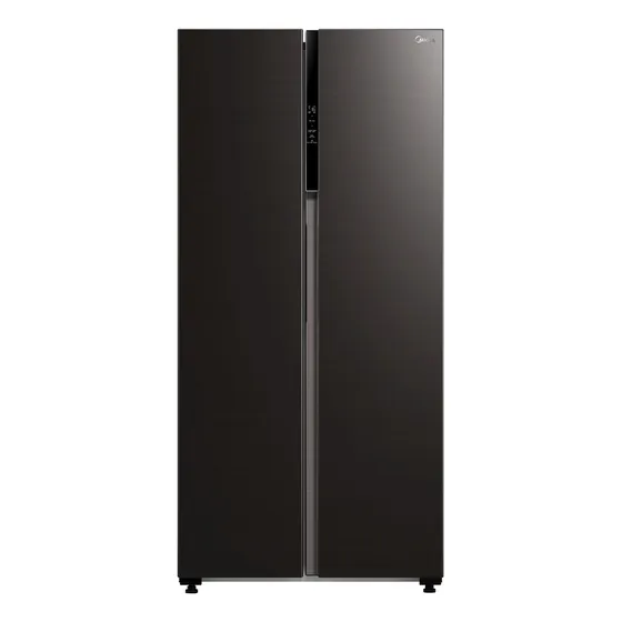 Heladera Black Inverter 482l Side By Side Midea Mdrs619fgr28