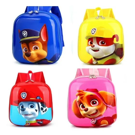Morral Paw Patrol Rubble Impermeable Preescolar