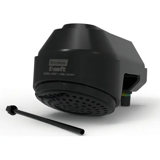 Ducha Eletrônica Preta E-soft 220v 7500w Enerbras