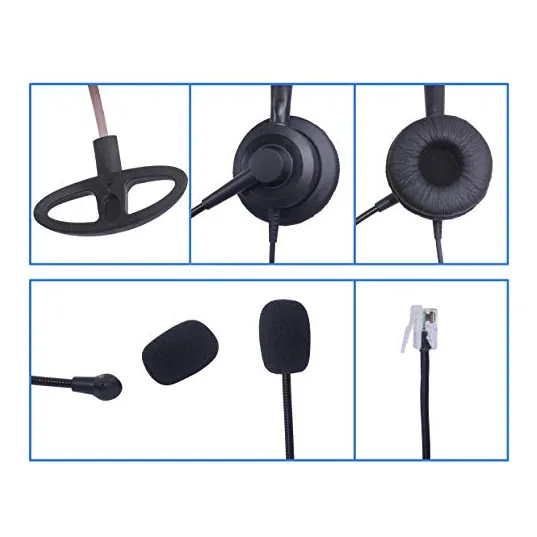 Audicom H200csb Overol Centro Llamada Audifono Microfono By