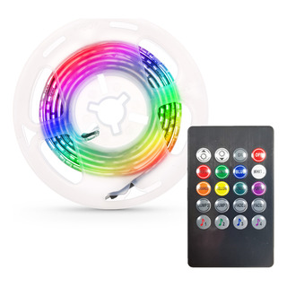 Tira De Luz Led Ible, 5 V, Usb, Para Tv O Escritorio, Mando Tira De Luz Led Ible, 5 V, Usb, Para Tv O Escritorio, Mando