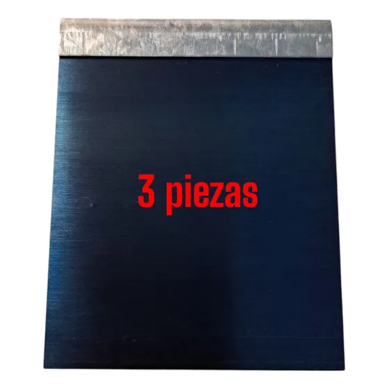 Pack 3 Cuñas Para Raspar Con Mango Metalico 8 Cm X 10cm