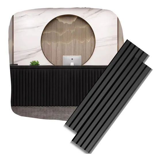 Set 10 Pzs Panel Decorativo Wpc 3d Muro 290cmx16cm Inmatmex